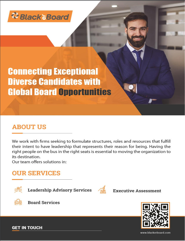 Connecting Exceptional Diverse Candidates with Global Board Opportunities